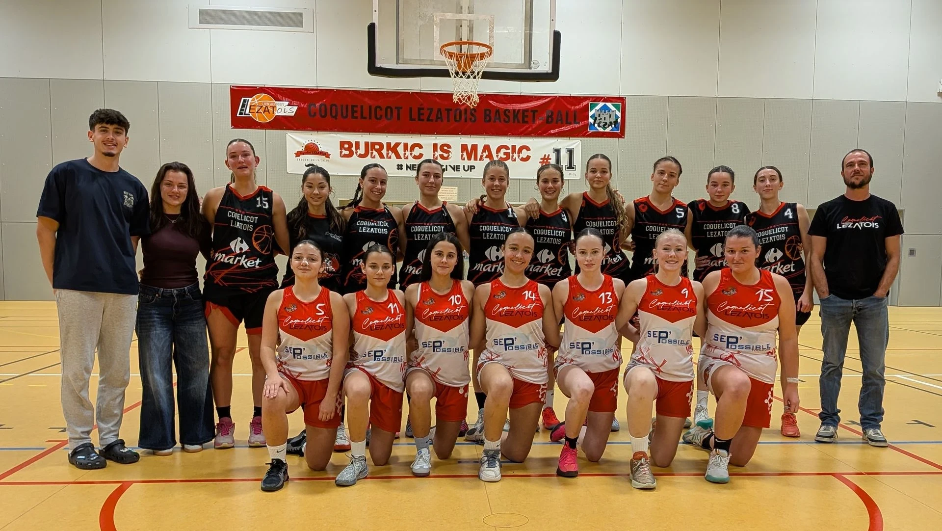 Equipe U18 Filles du Coquelicot Lézatois
