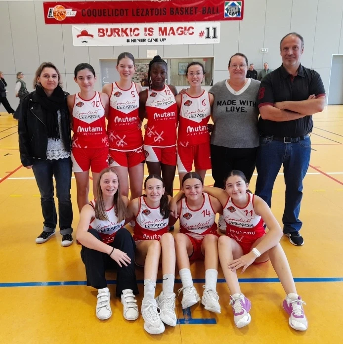 Equipe U15 Filles du Coquelicot Lézatois